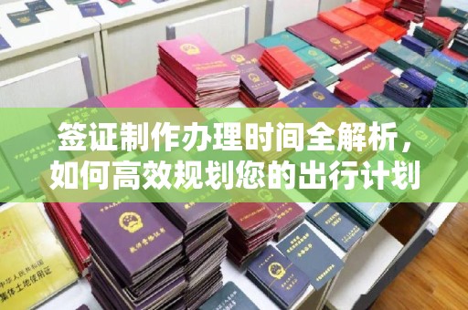 七股签证制作办理时间全解析，如何高效规划您的出行计划